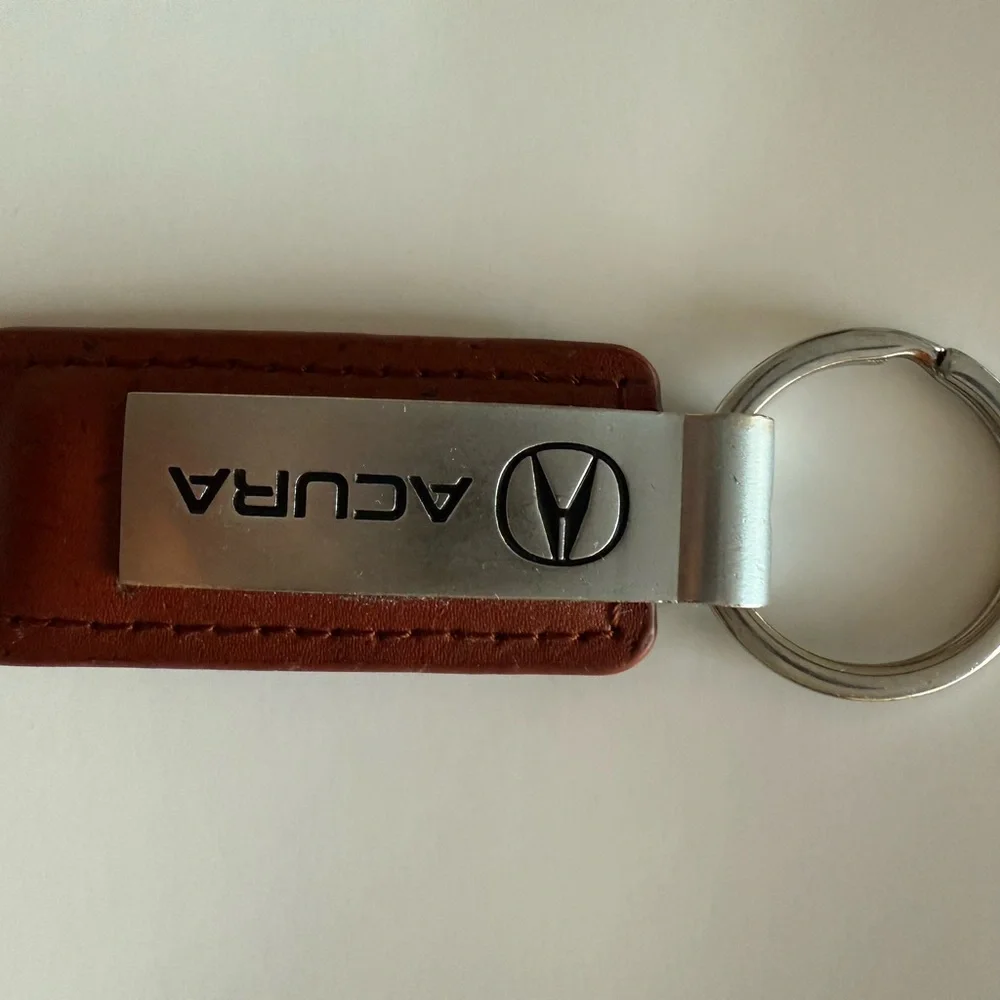 Brown and Silver Key Holder
